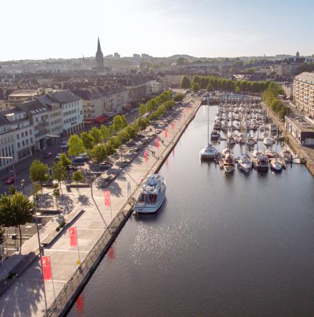 Photo du port de Caen par Michel Dehaye