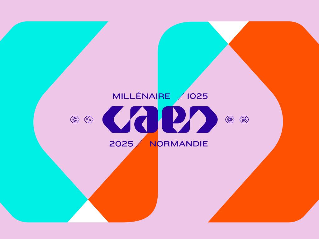 Logo d'après Millénaire Caen 2025