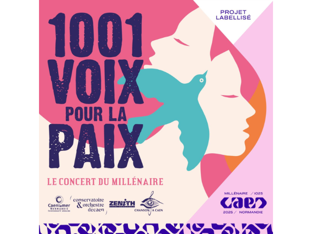 Affiche 1001 voix pour la paix 