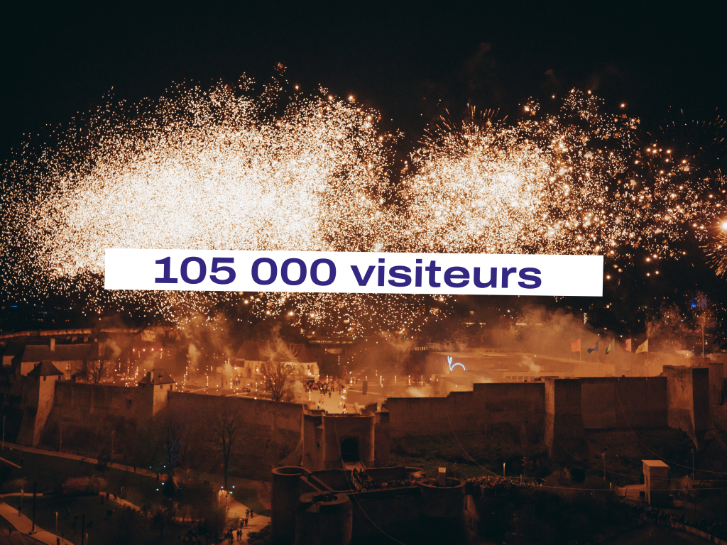 Affiche inauguration d'après MillénaireCaen2025