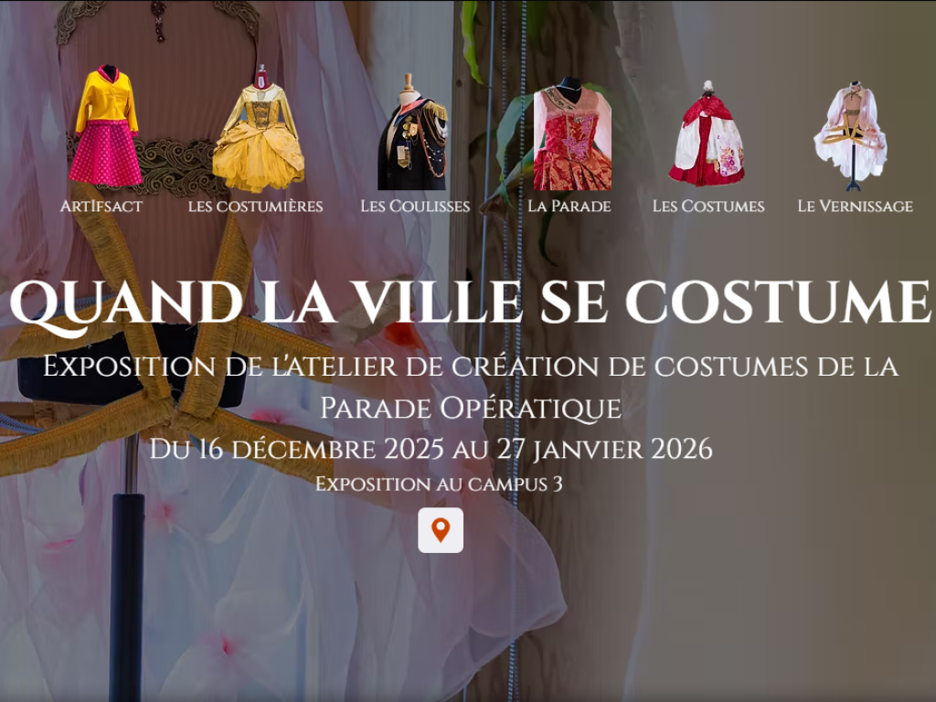 exposition quand la ville se costume