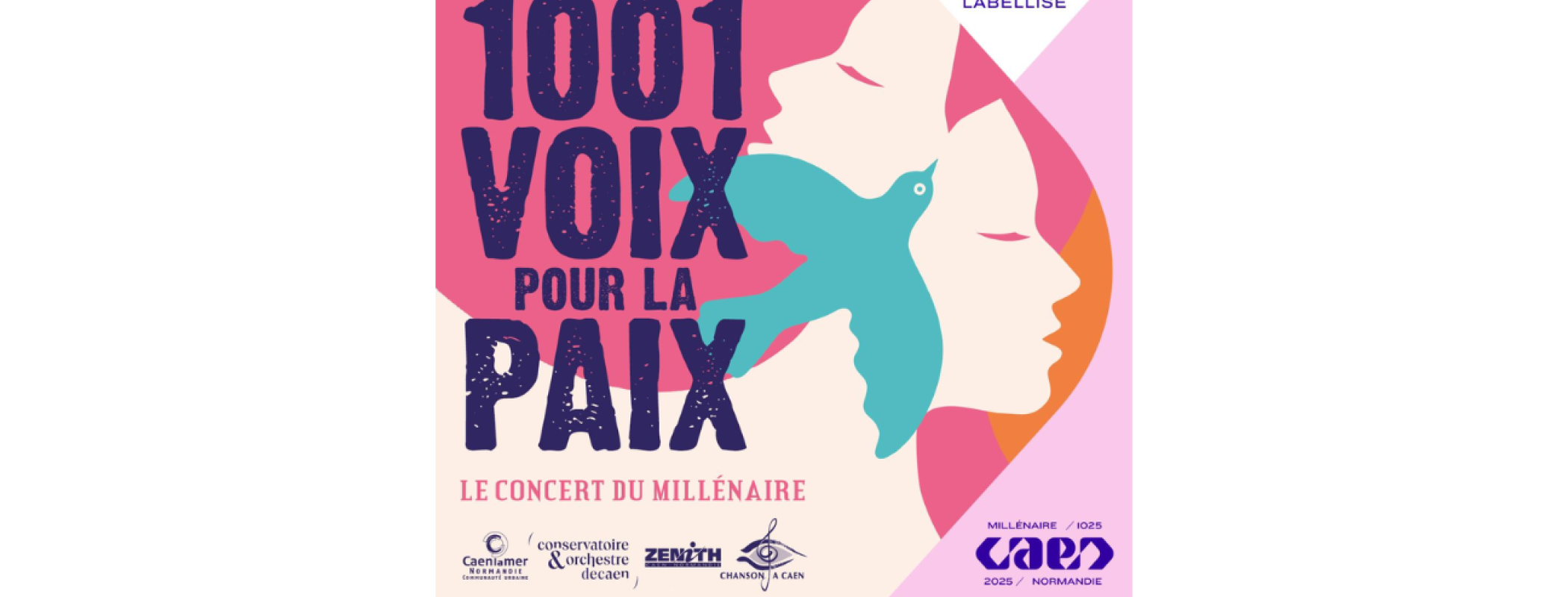 Affiche 1001 voix pour la paix 