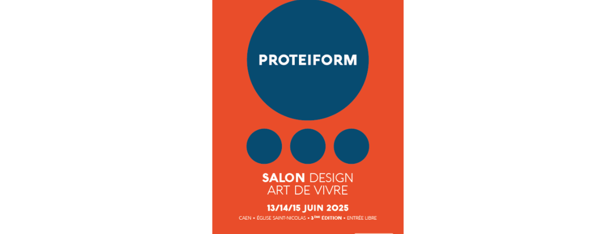 Affiche de l'évenement d'après Proteiform