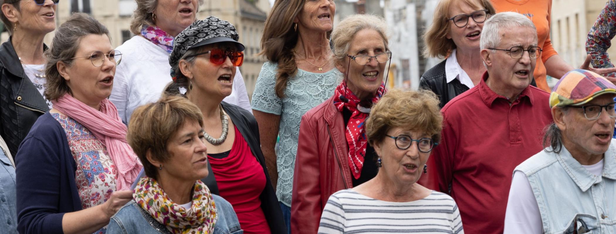 Image de la chorale d'après Compagnie du Vent d'Ouest