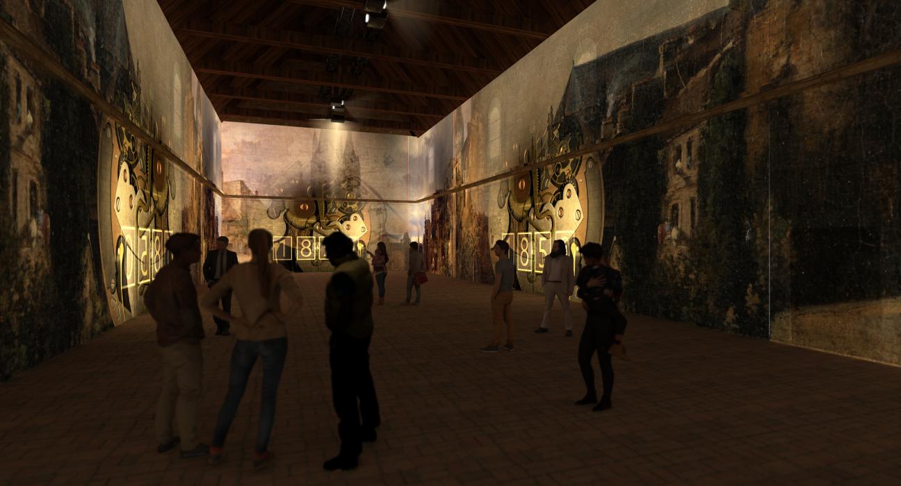 Représentation du spectacle immersif d'après Tempora 