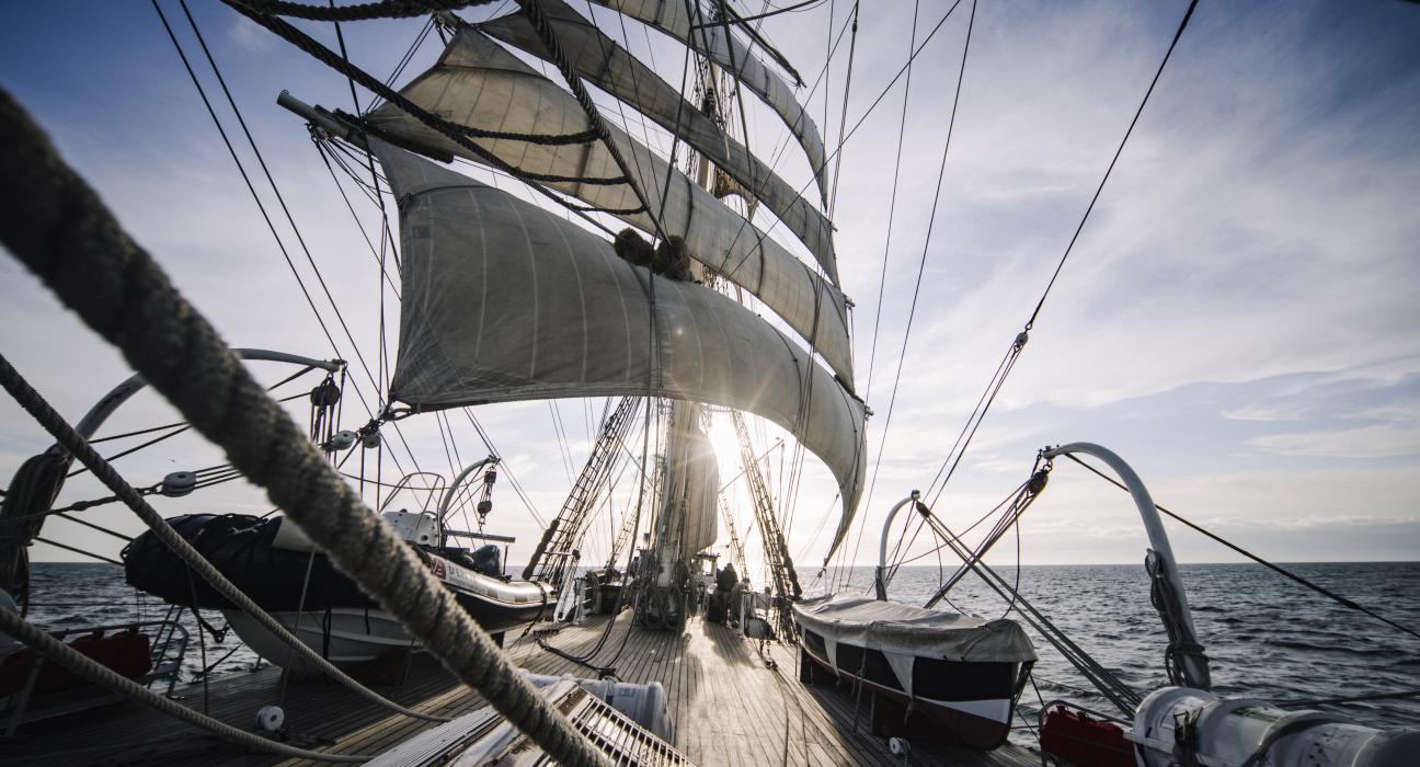 Image du Belem d'après Pierre Bourras