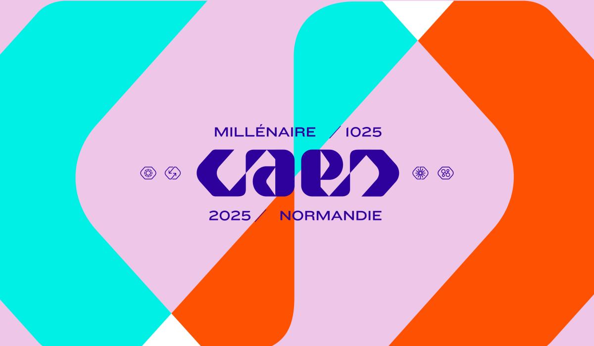 Logo d'après Millénaire Caen 2025