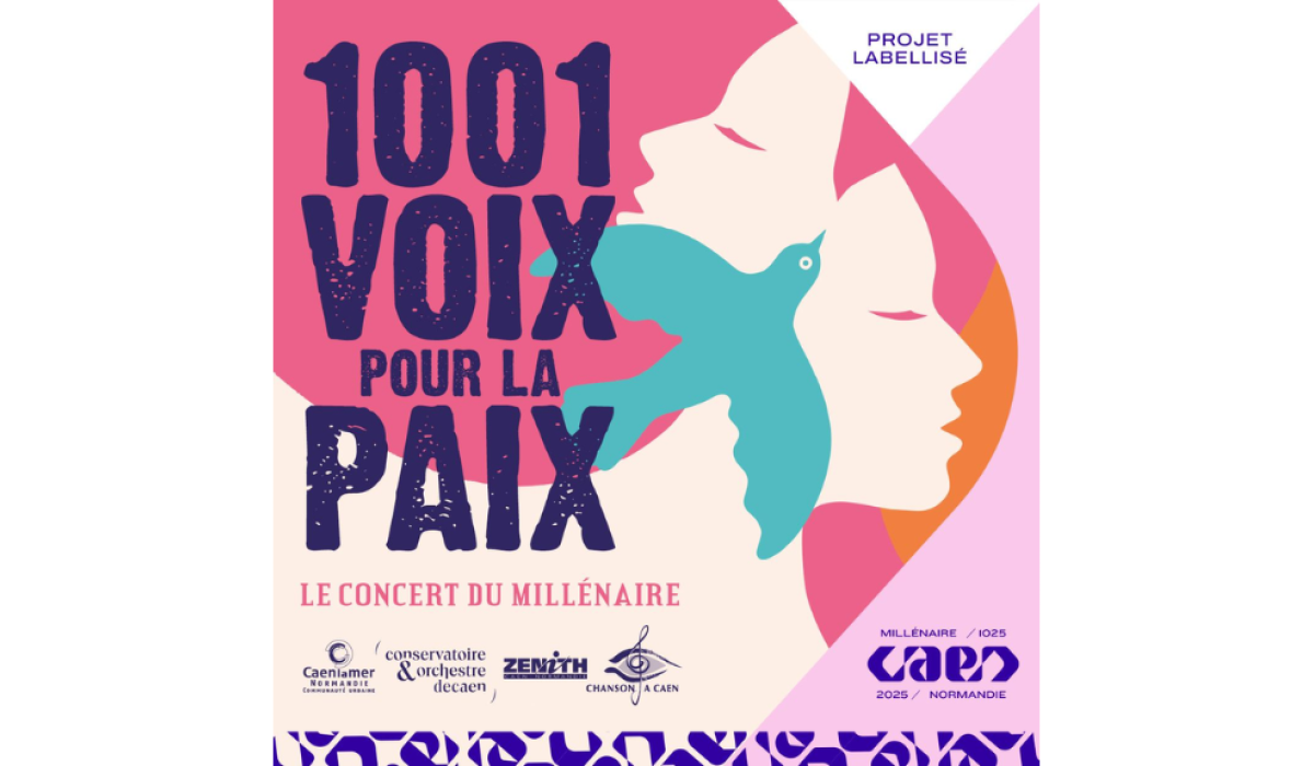 Affiche 1001 voix pour la paix 