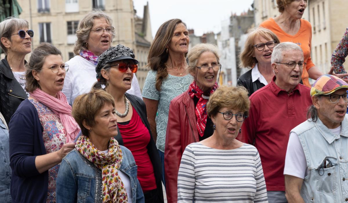 Image de la chorale d'après Compagnie du Vent d'Ouest